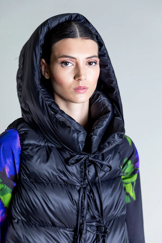 Psophia Bubble Hooded Down Puffer Vest