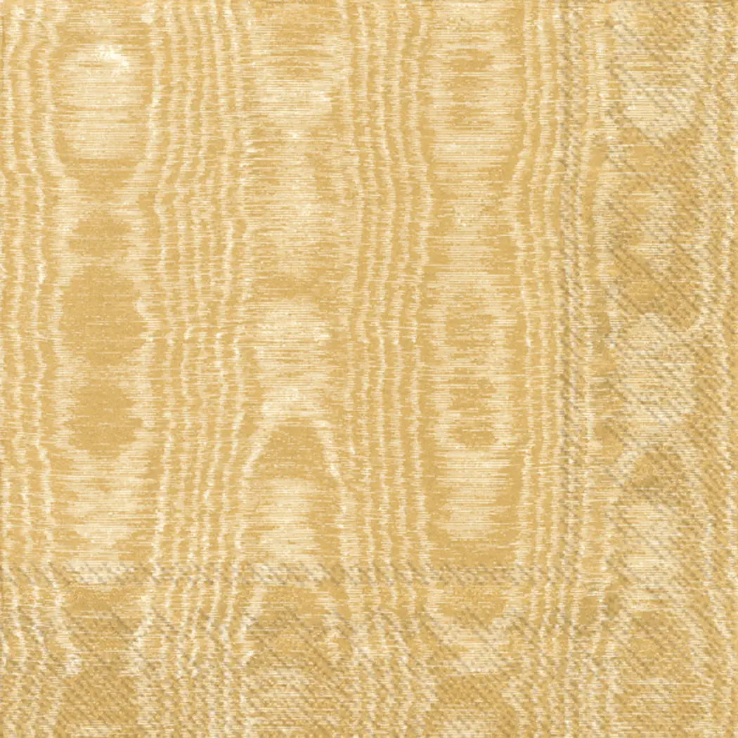 Moiree Gold Cocktail Napkins