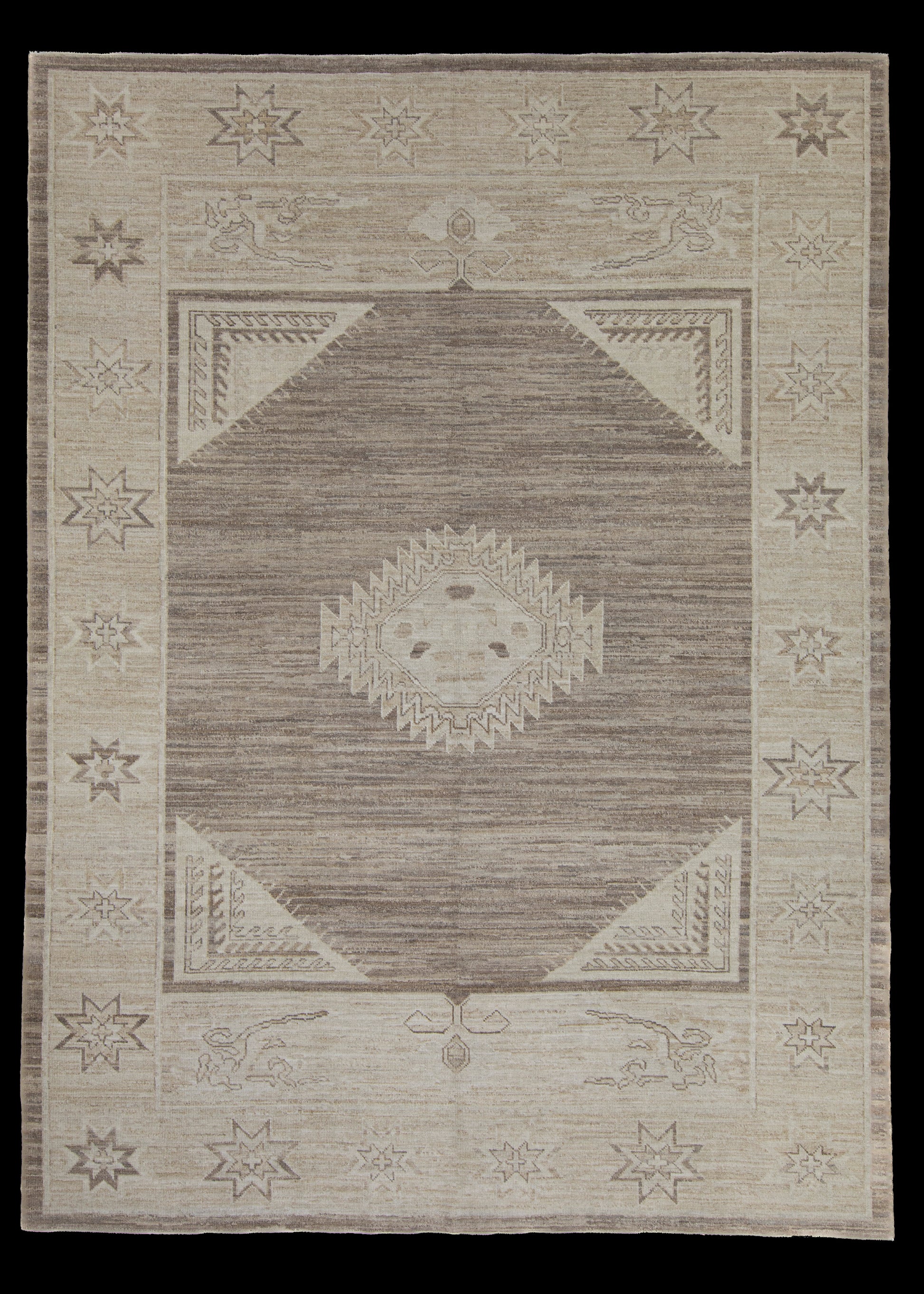 Turkish Oushak Rug 9'3" x 12'7"