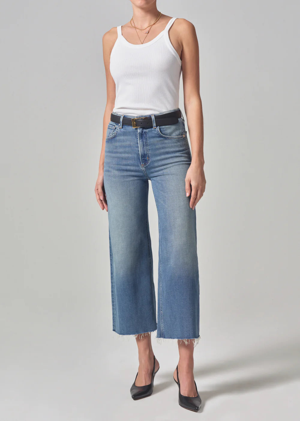 Lyra Crop Wide Leg Jeans