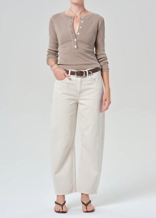 Miro Relaxed Jean in Almondette