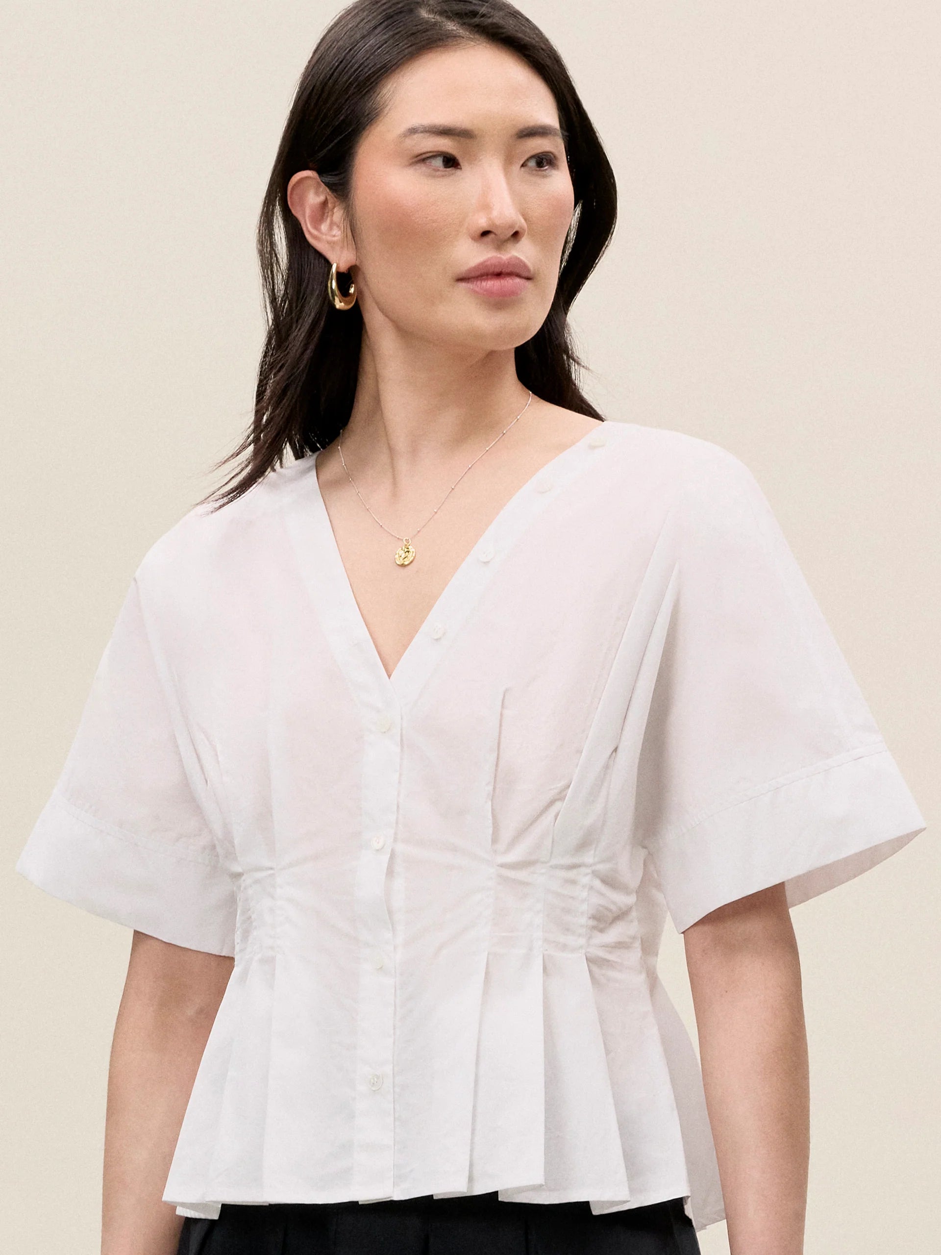 Priya Poplin Top