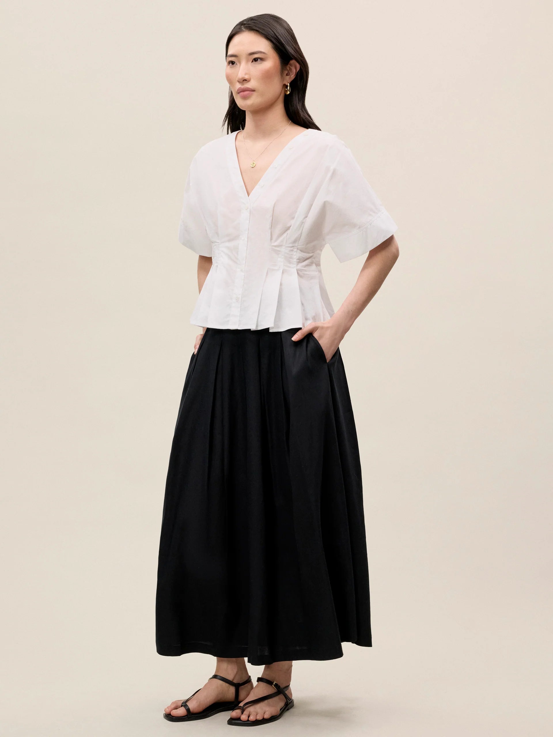 Priya Poplin Top