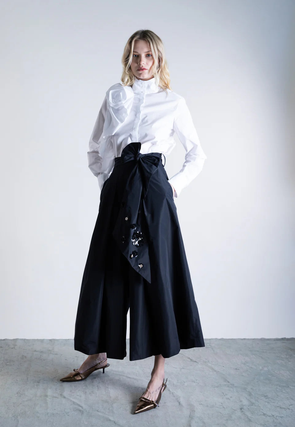 Side Rosette Shirt