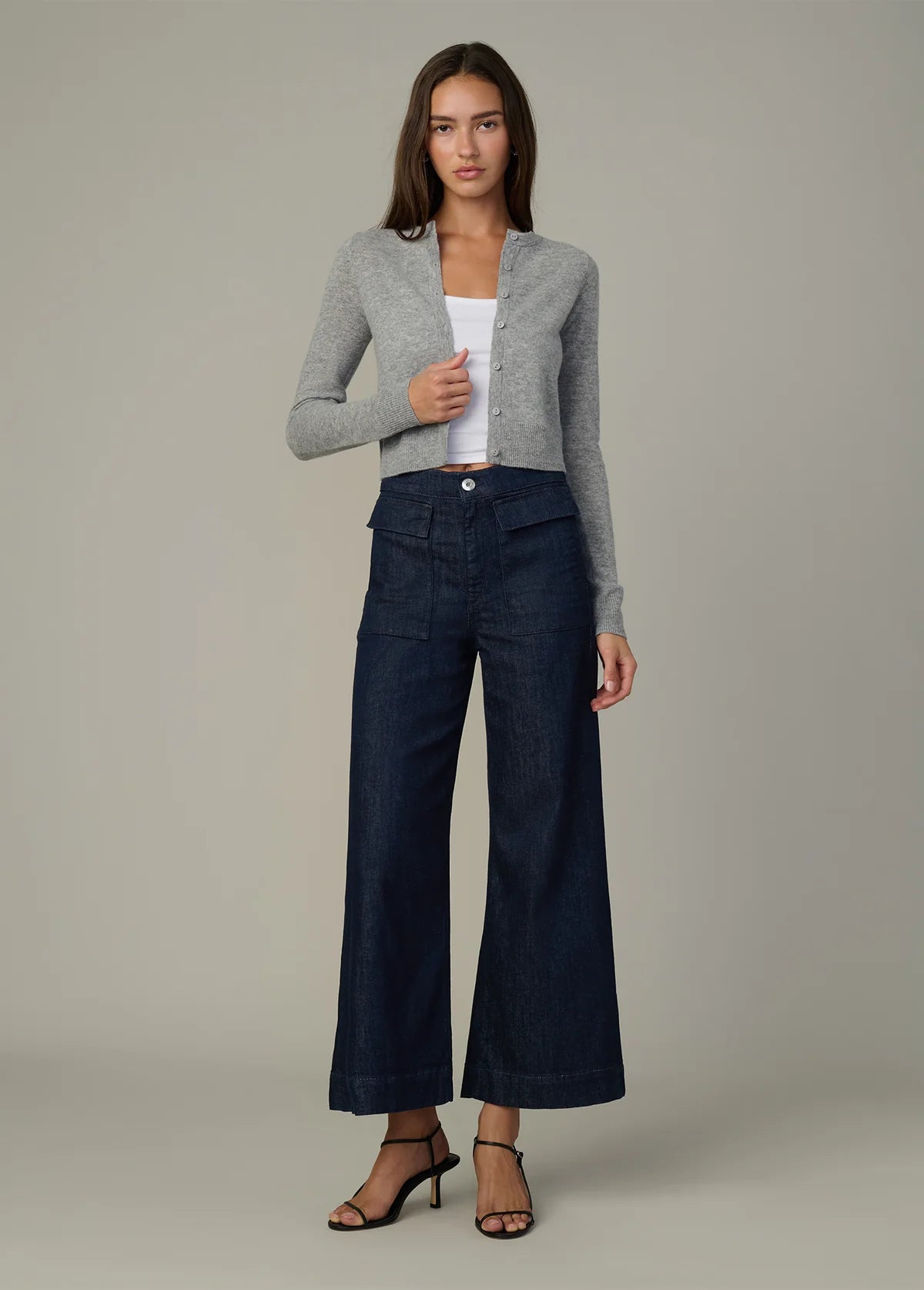 The Irina Wide Leg in Rinse