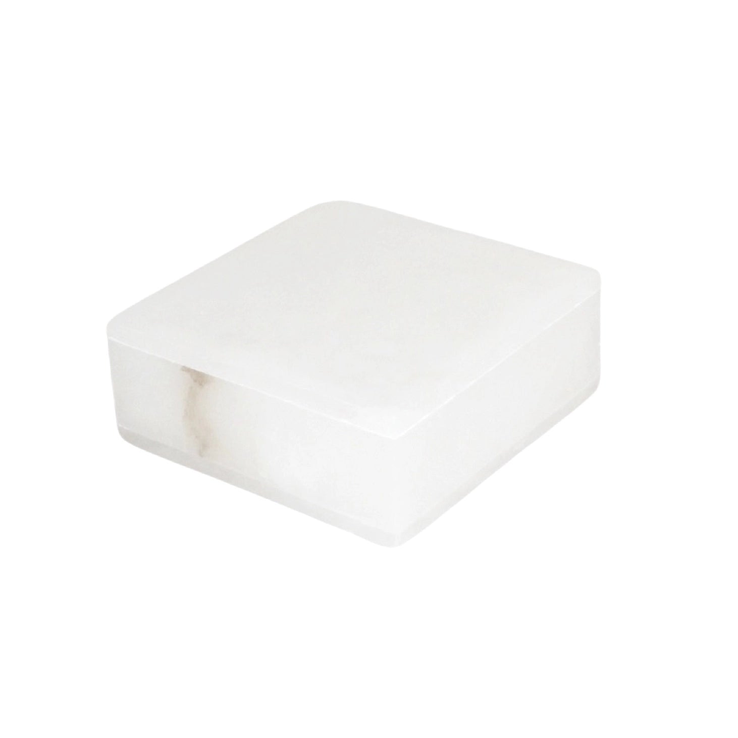 Small Alabaster Square Box