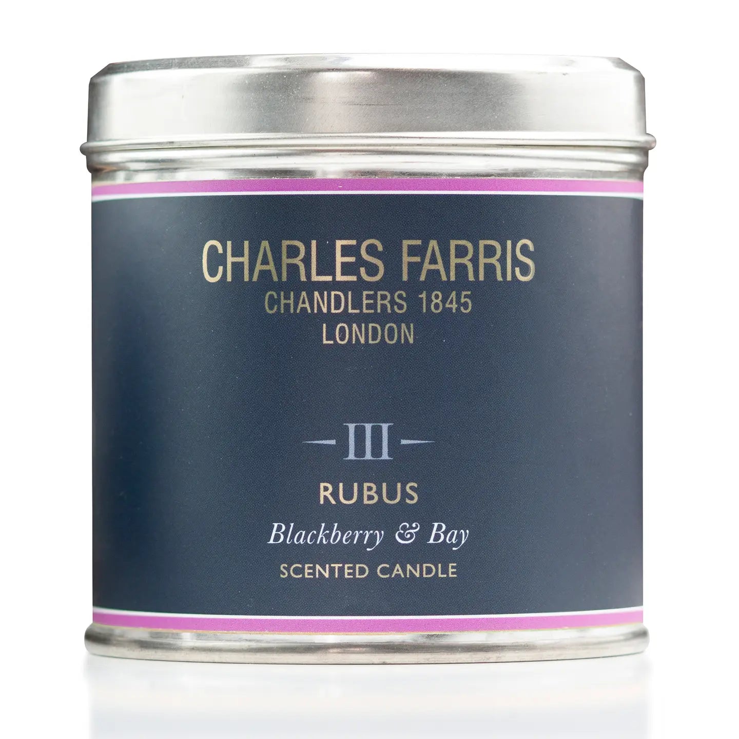 Charles Farris III Rubus Tin Candle