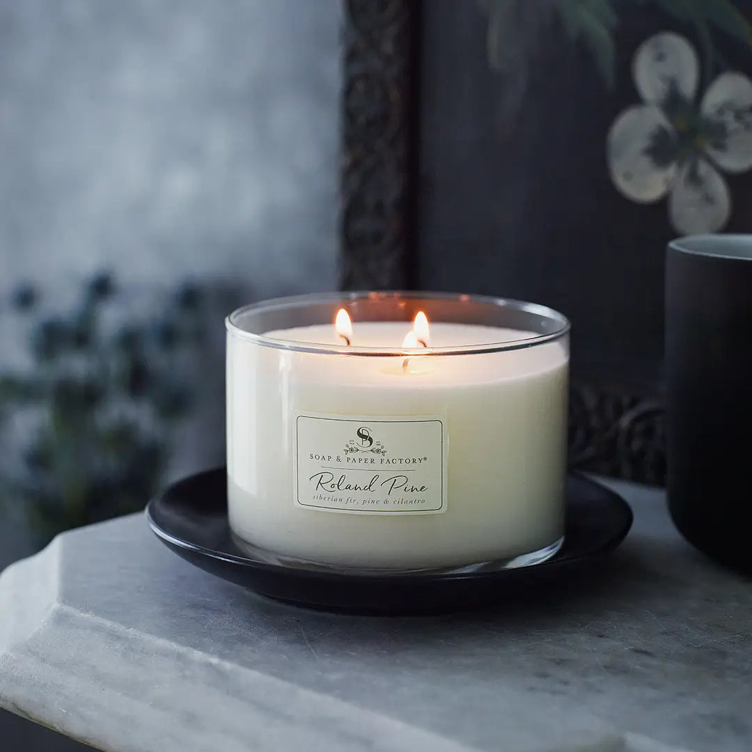 Roland Pine Three-Wick Soy Candle