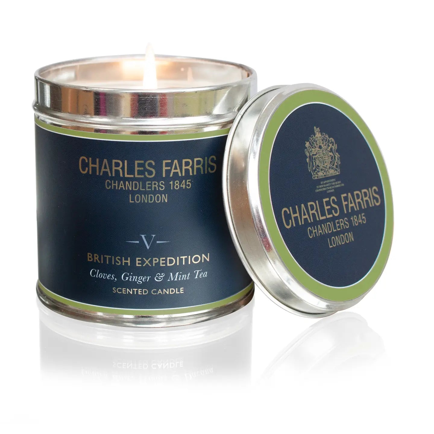 Charles Farris V British Expedition Tin Candle