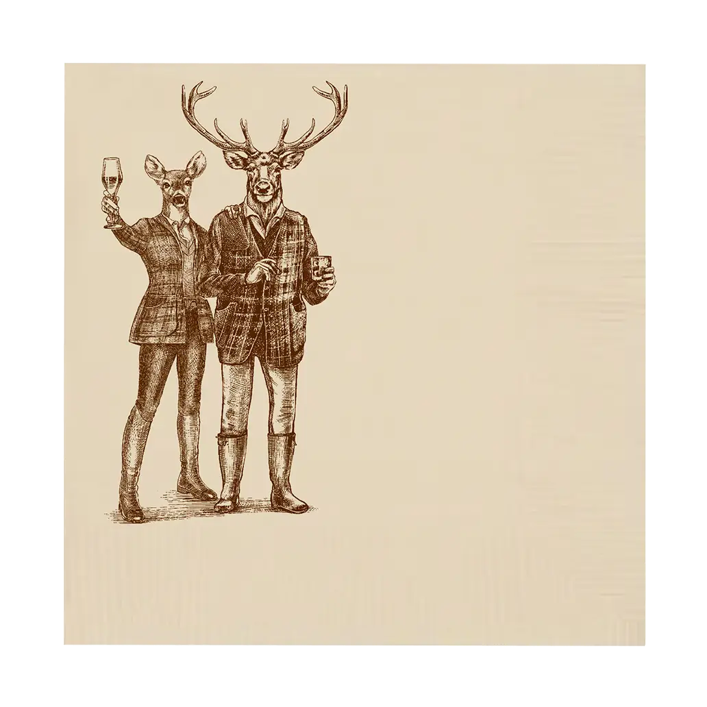 Reindeer Romp Cocktail Napkins