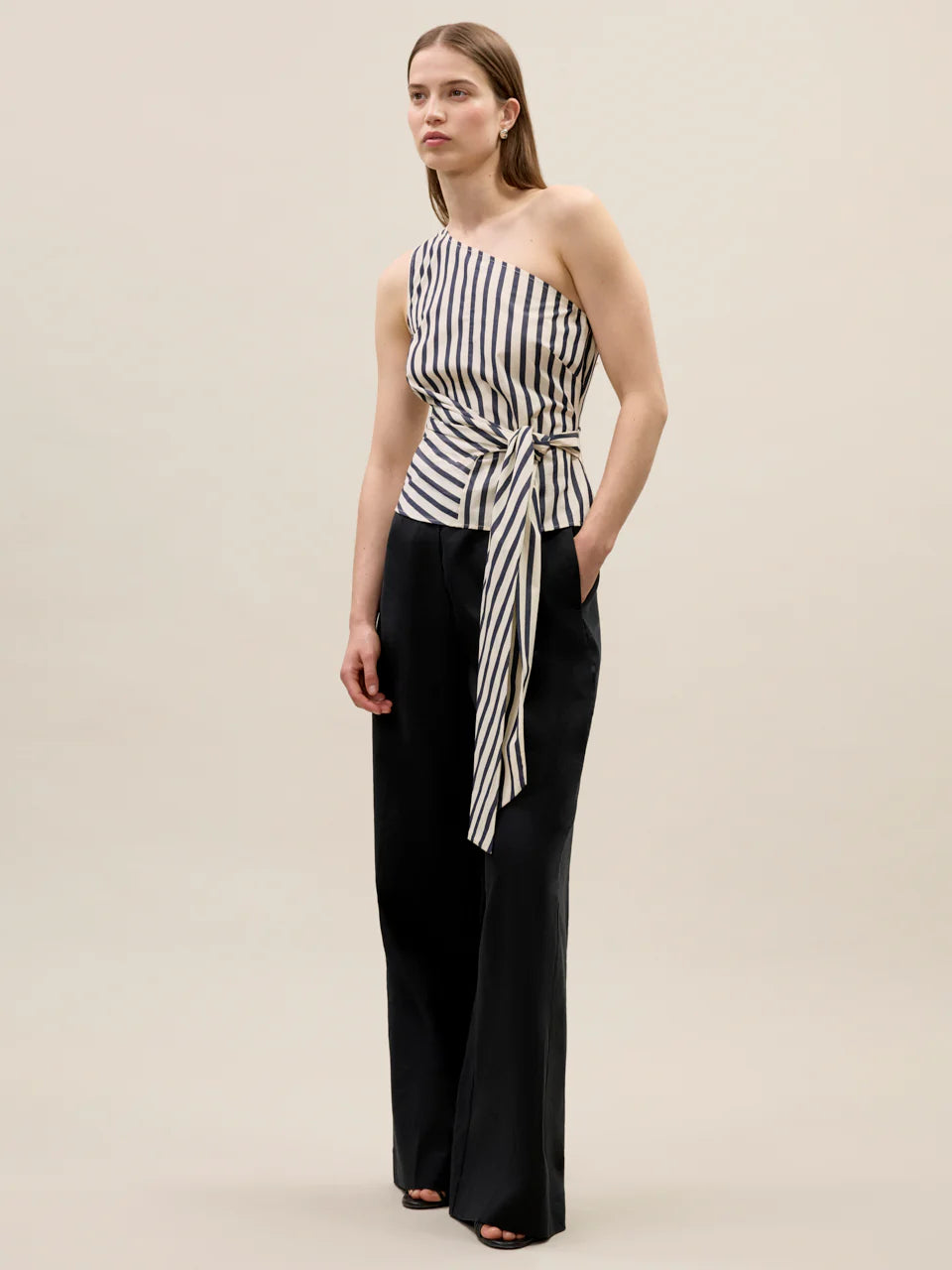 Isla Stripe Poplin Top