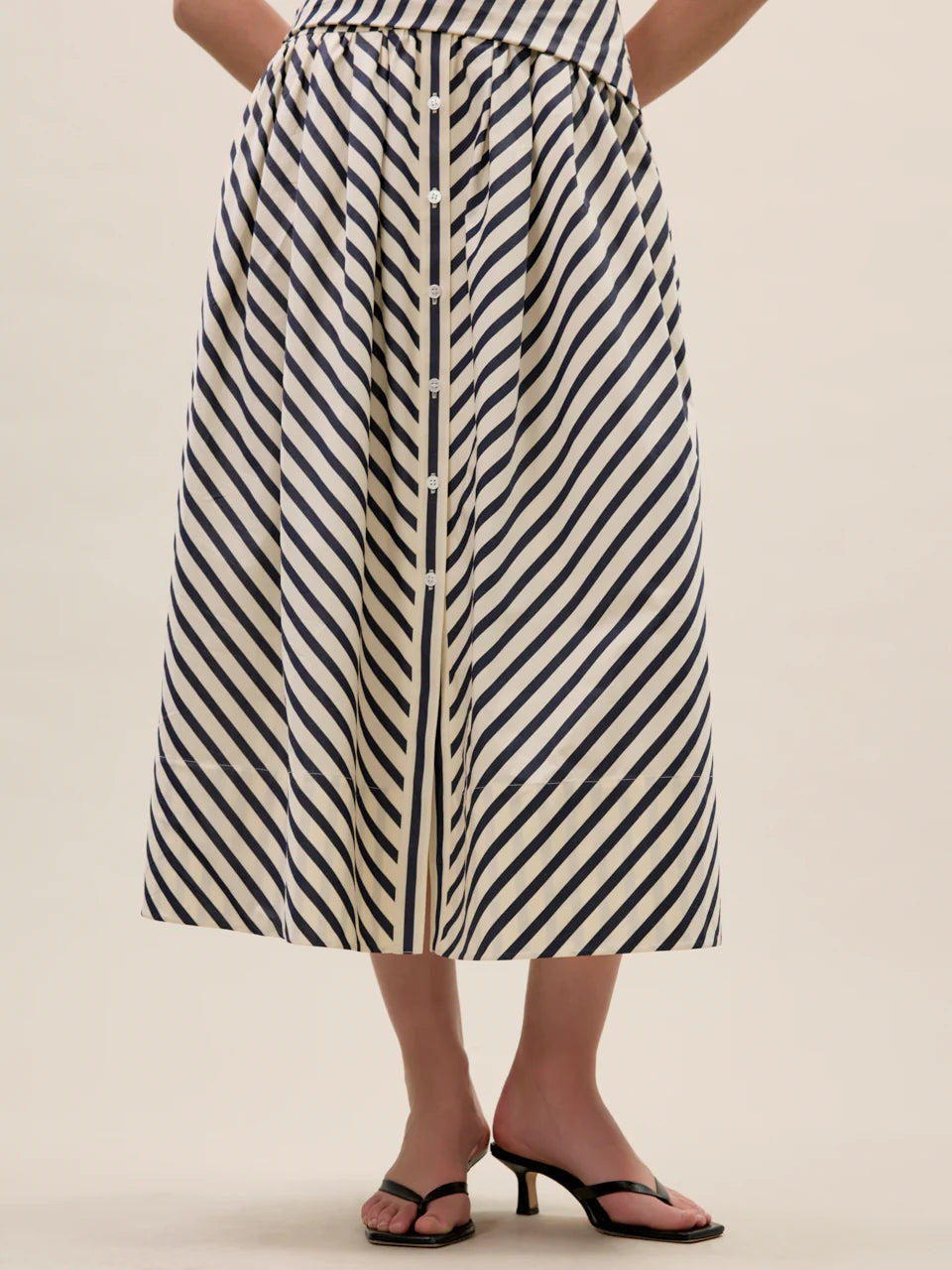 Isla Stripe Poplin Dress