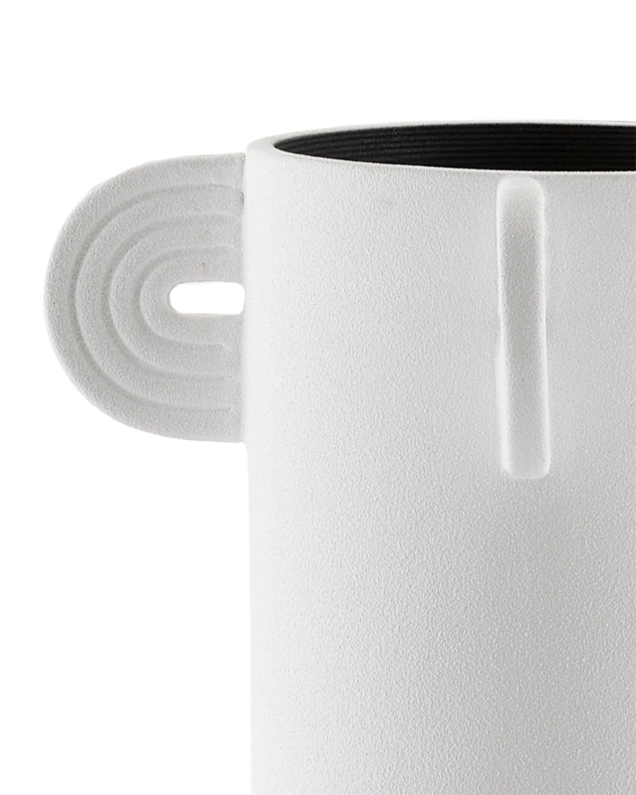 Happy 40 Tube White Vase