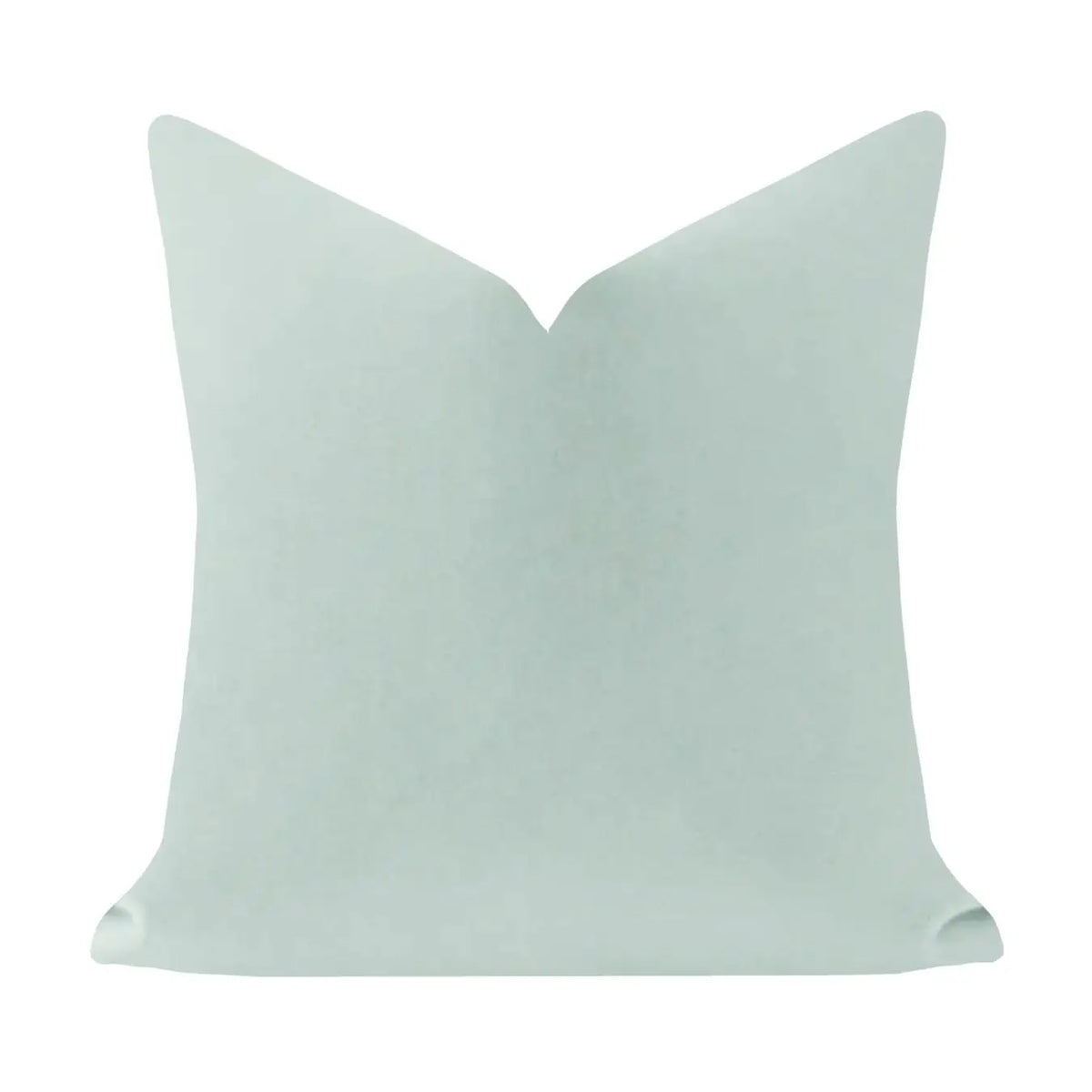 Robin's Egg Solid Velvet Pillow