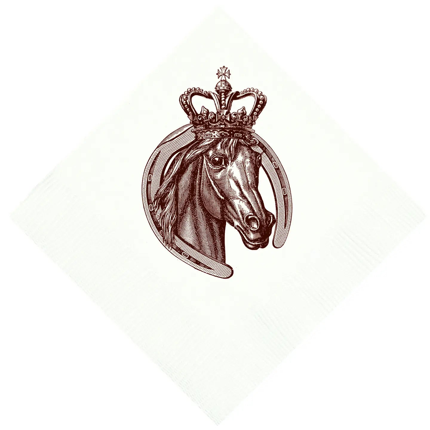 Royal Horse Beverage Napkins