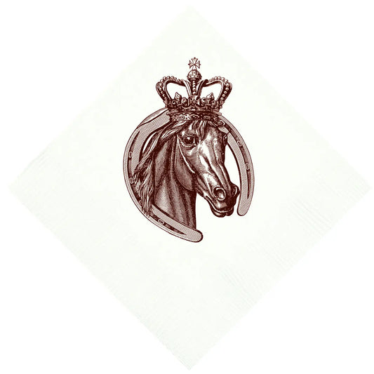 Royal Horse Beverage Napkins
