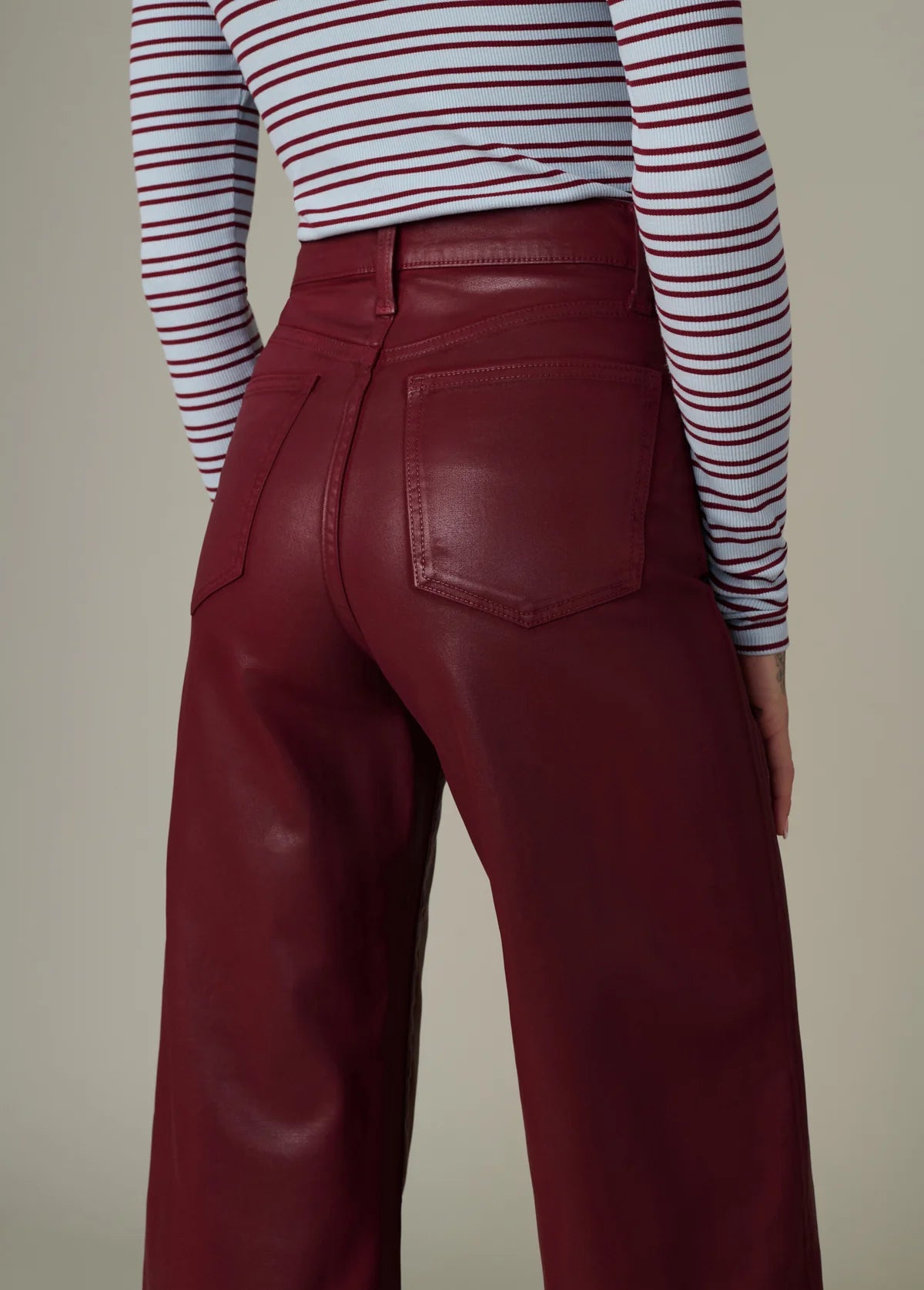 The Callie Cropped Bootcut Syrah