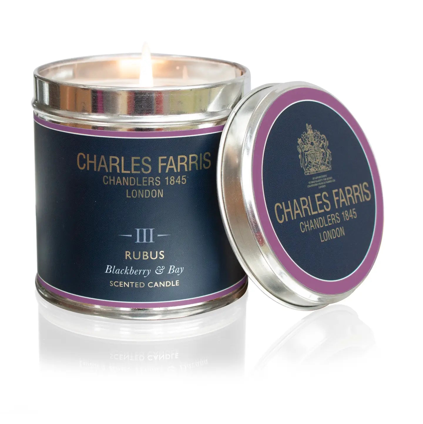 Charles Farris III Rubus Tin Candle