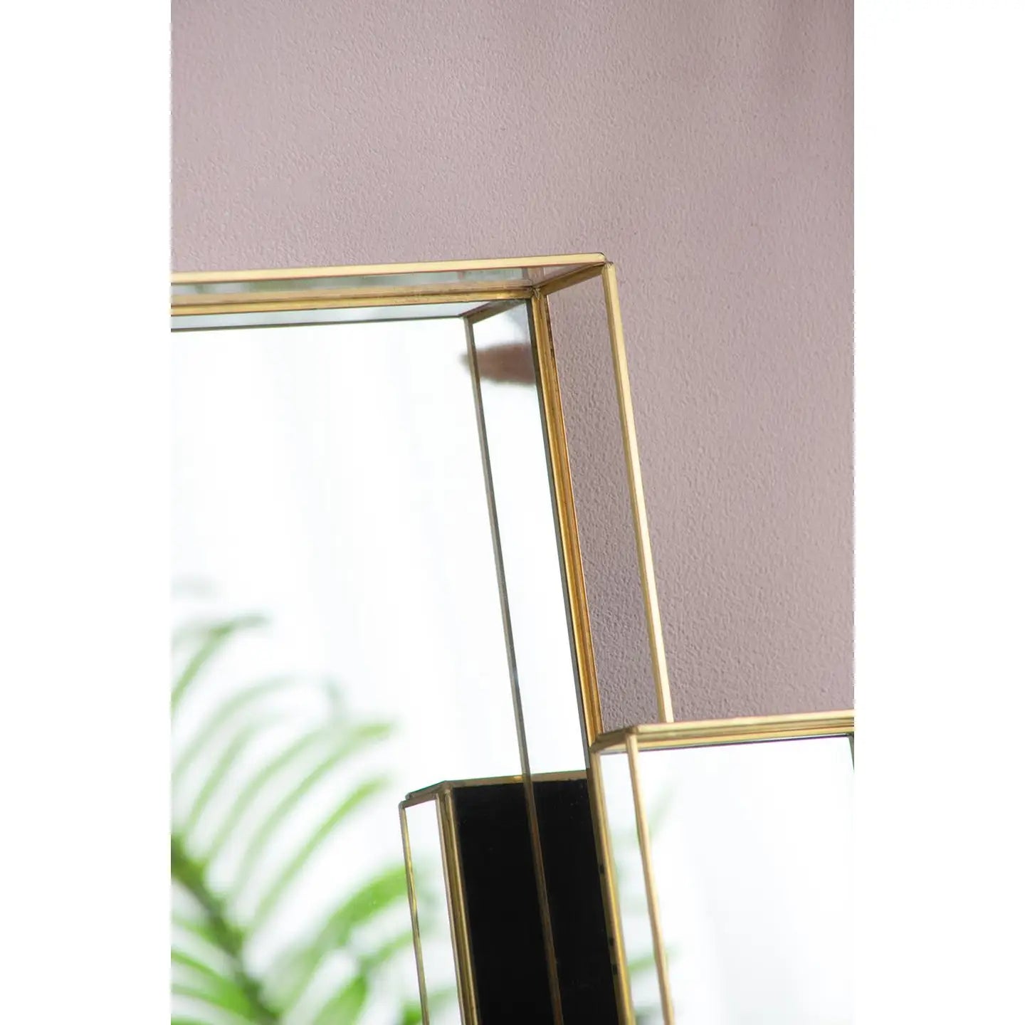 Gold Rimmed Glass Tray