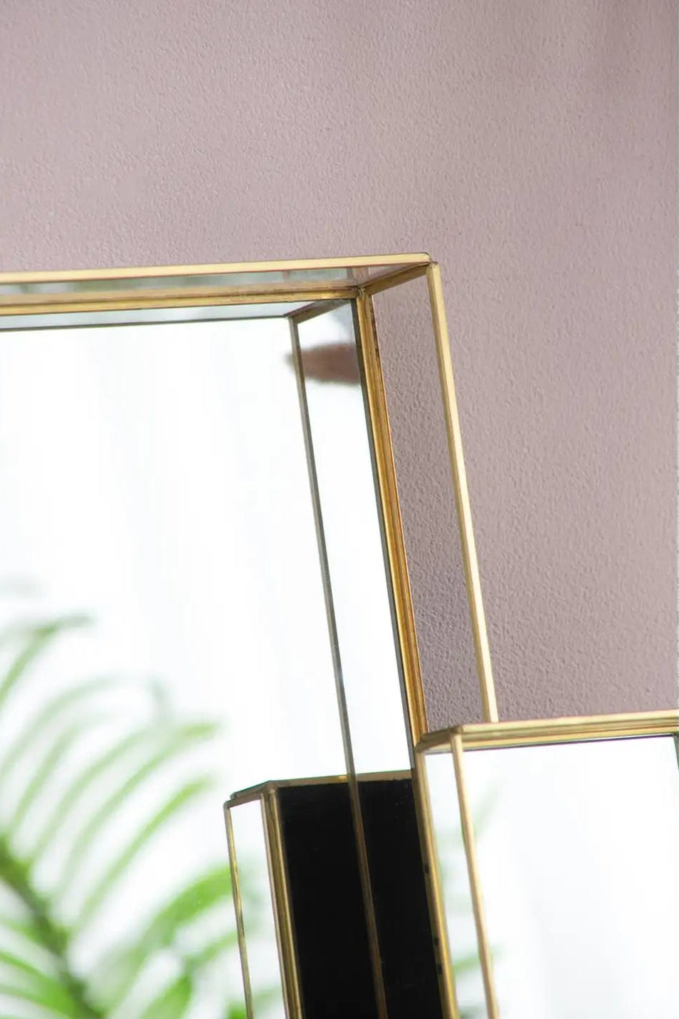 Gold Rimmed Glass Tray