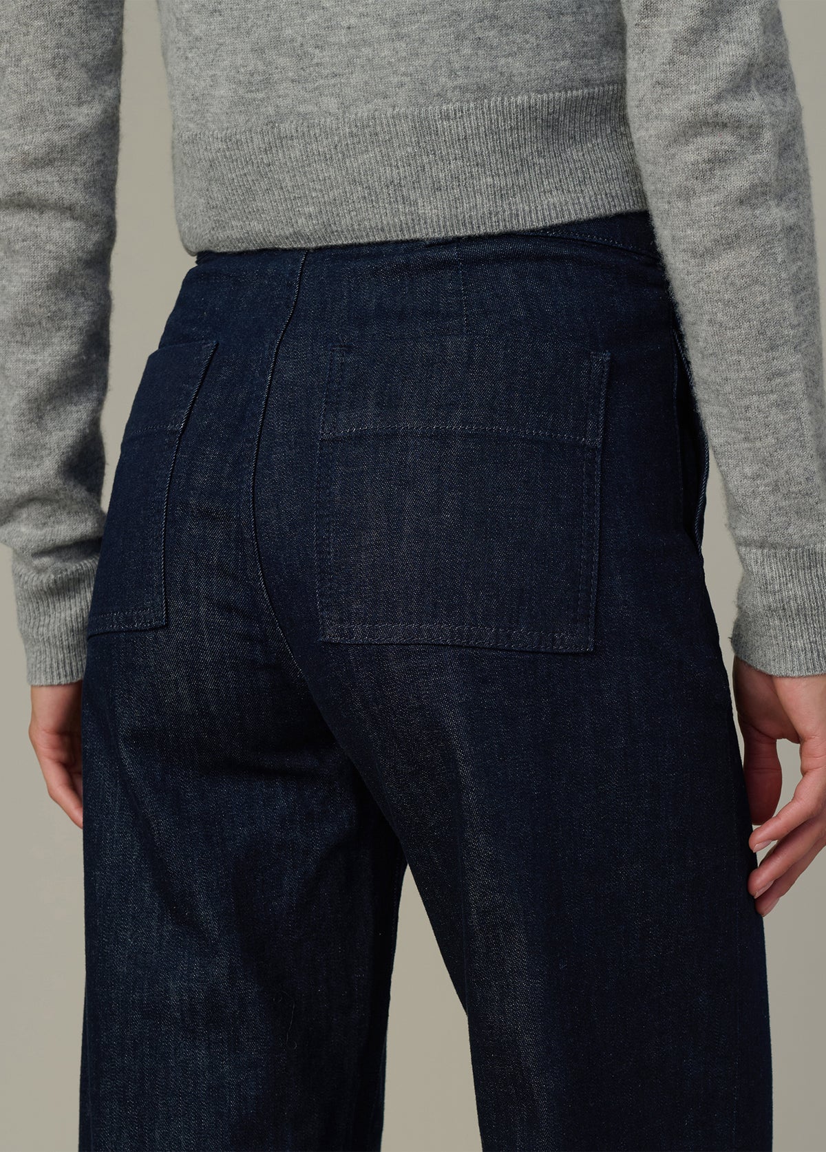 The Irina Wide Leg in Rinse