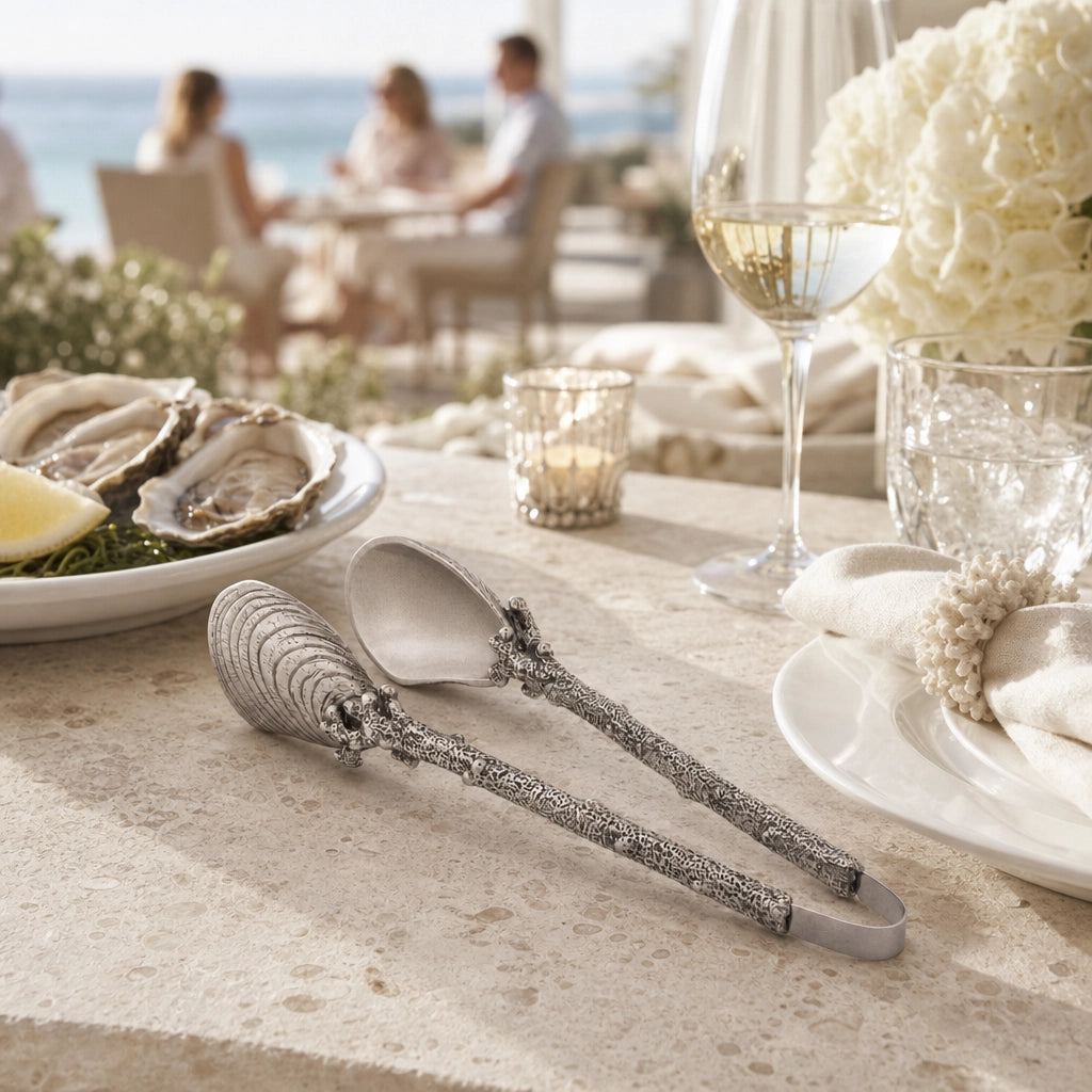 Pewter Oyster Tong