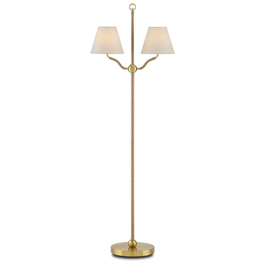 Sirocco Brass Floor Lamp