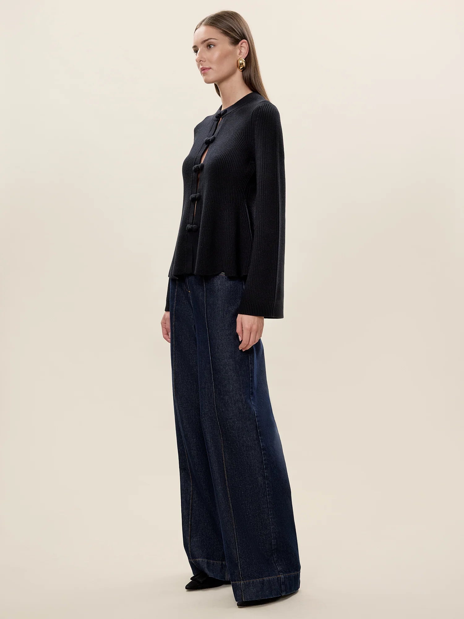 Rhea Knit Peplum Cardi