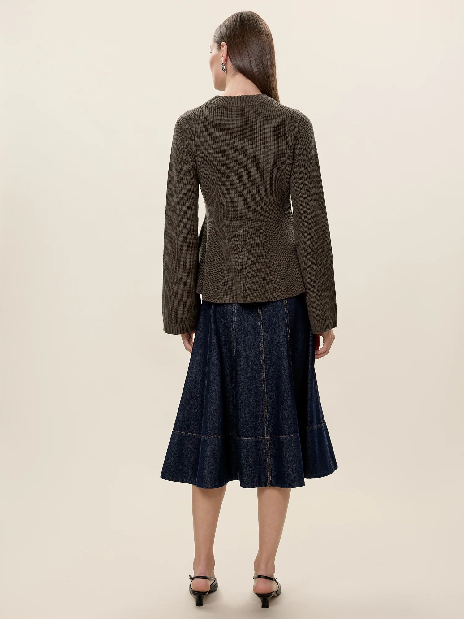 Rhea Knit Peplum Cardi