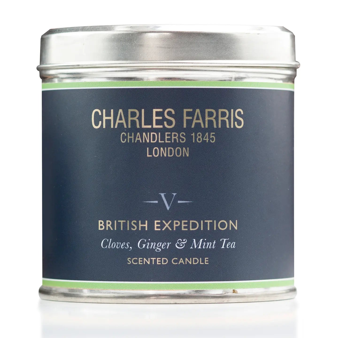 Charles Farris V British Expedition Tin Candle