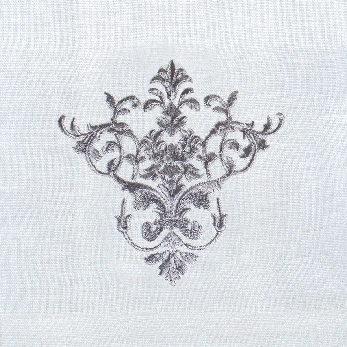 Victorian Linen Towel in Gray