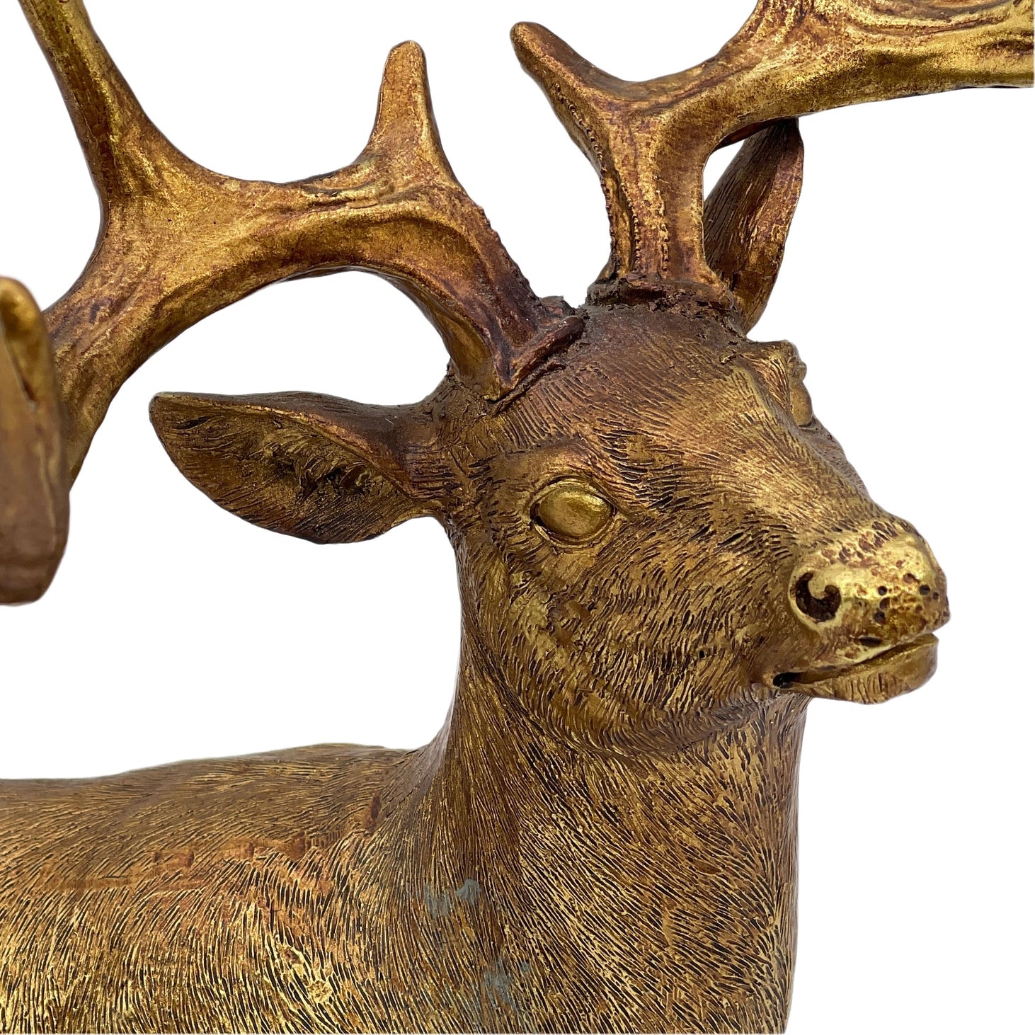 Gold Resin Reindeer