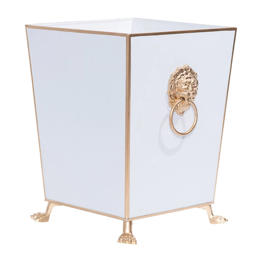 Lion Square Wastebasket
