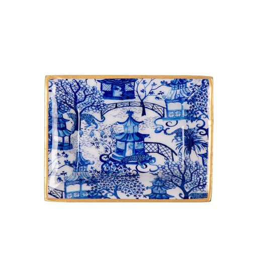 Garden Party Enameled Landry Tray
