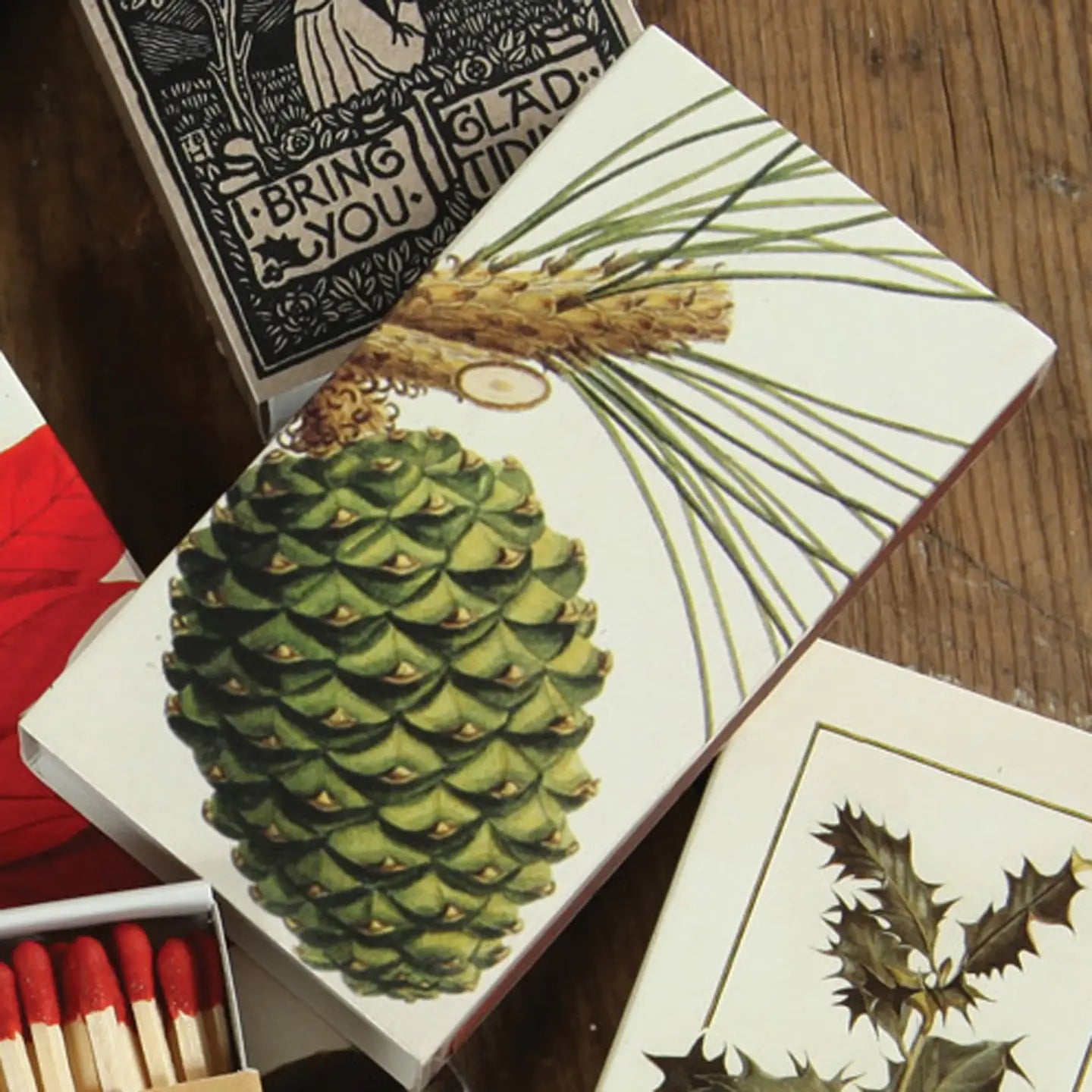 Pinecones Match Box