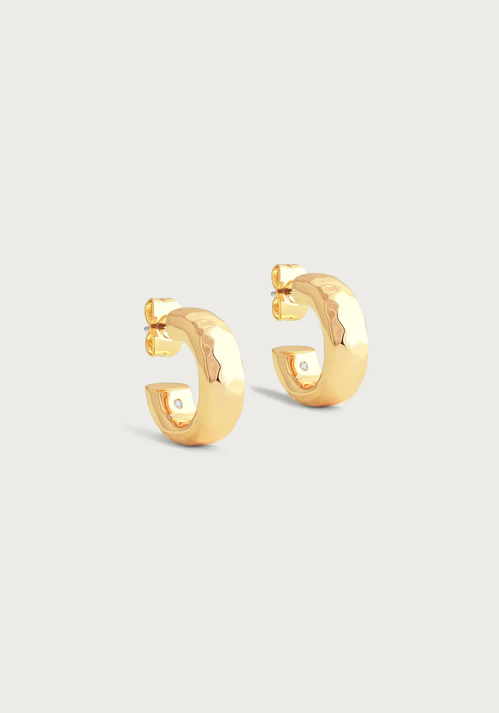 Farrier Huggie Hoop Earrings