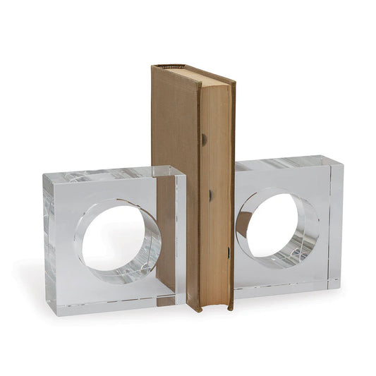 Sandy Crystal Bookends