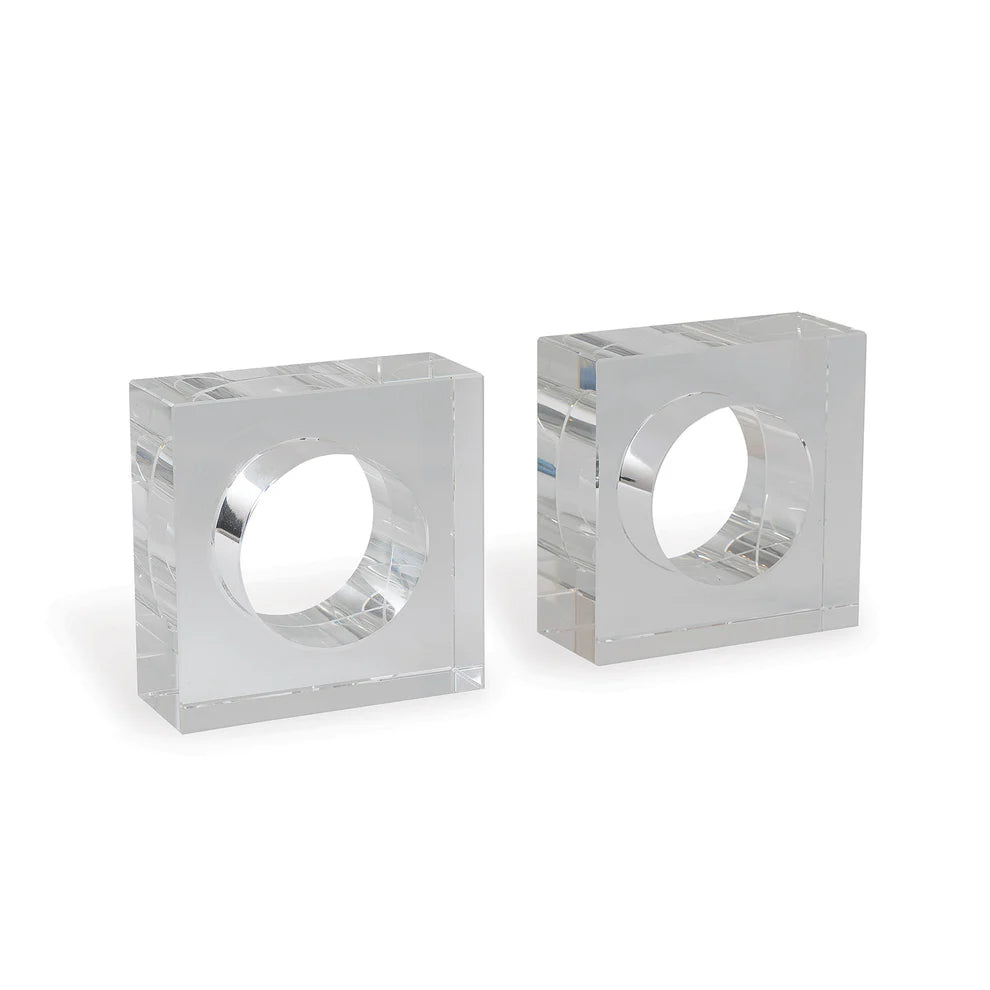 Sandy Crystal Bookends