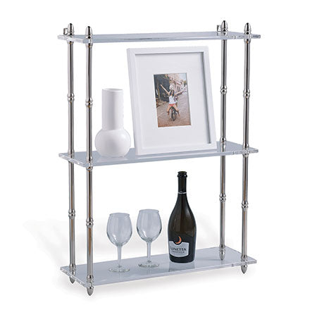 Silver Wide Carmel Shelf