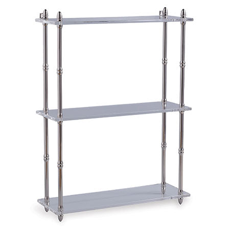 Silver Wide Carmel Shelf