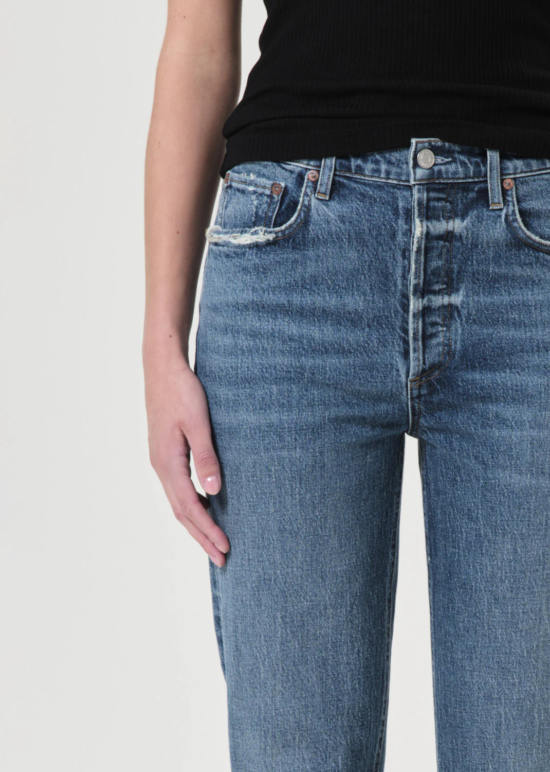 AGOLDE Riley Crop Jeans