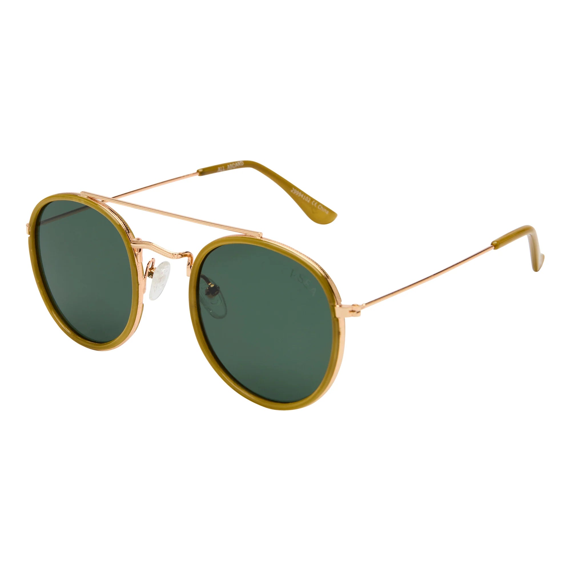All Aboard Moss/Green Sunglasses