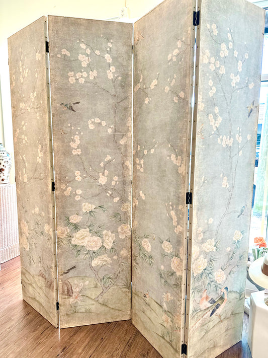 Antique French Wallpaper Screens