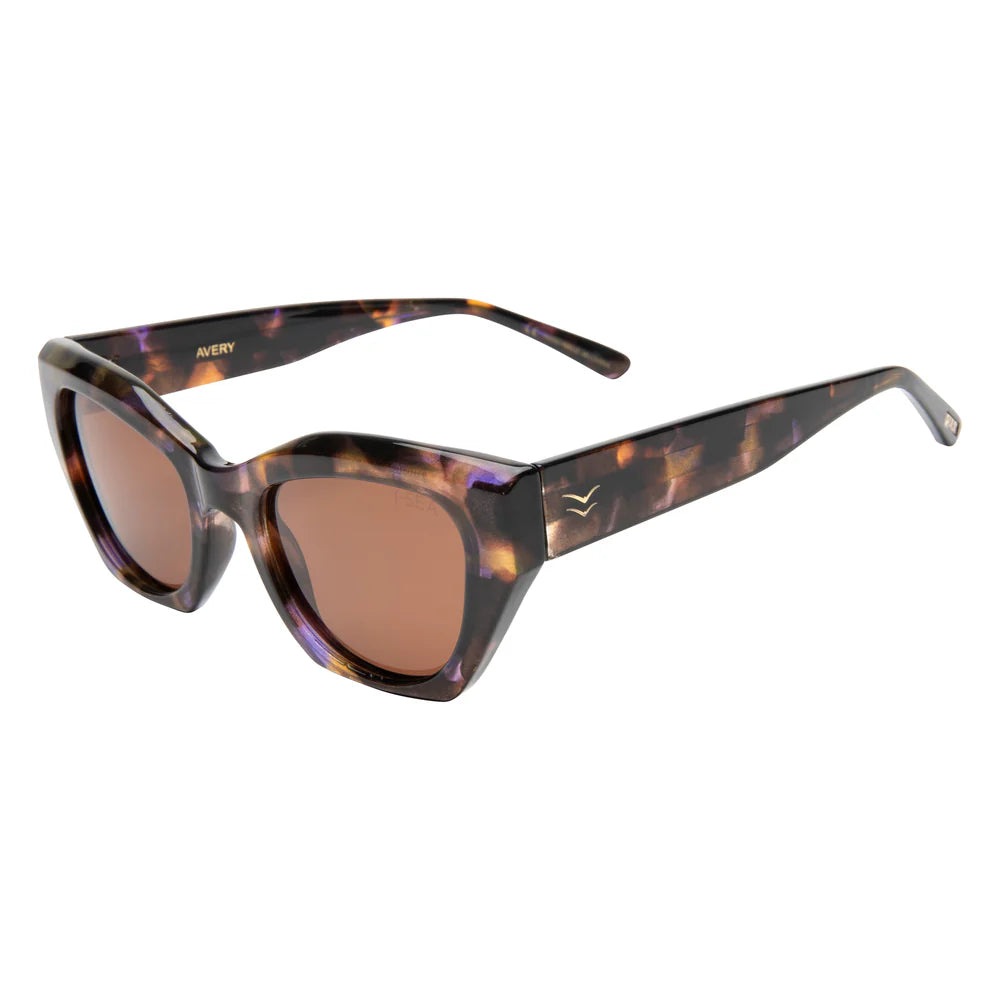 Ashley Blue Tort/Brown Sunglasses