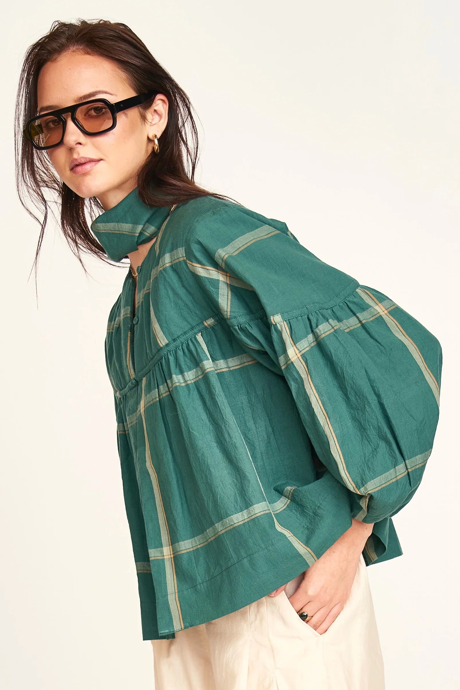 Silvertone Blouse