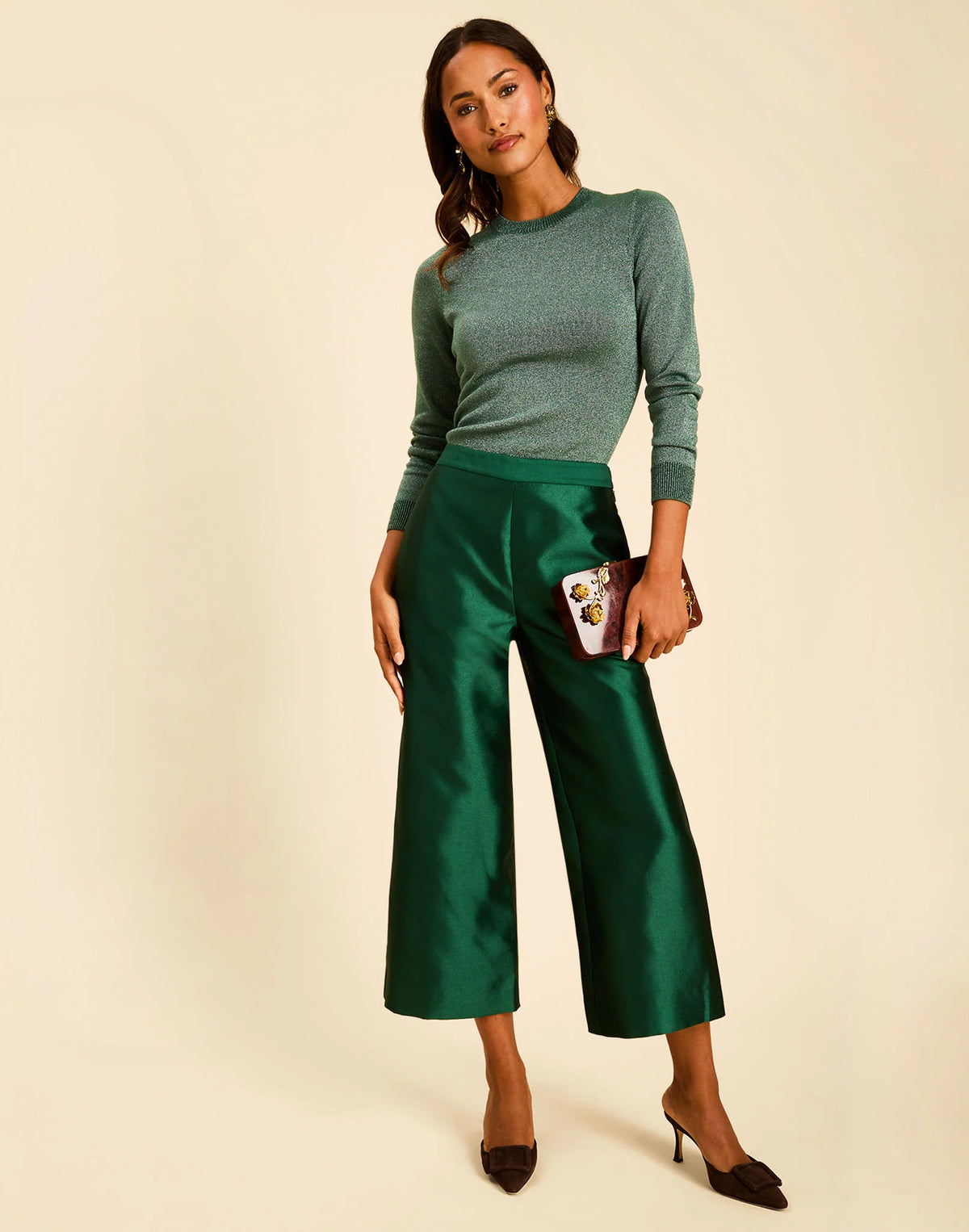 Blake Pants in Emerald Green