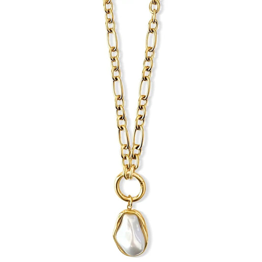 Langston Baroque Pearl Pendant Necklace