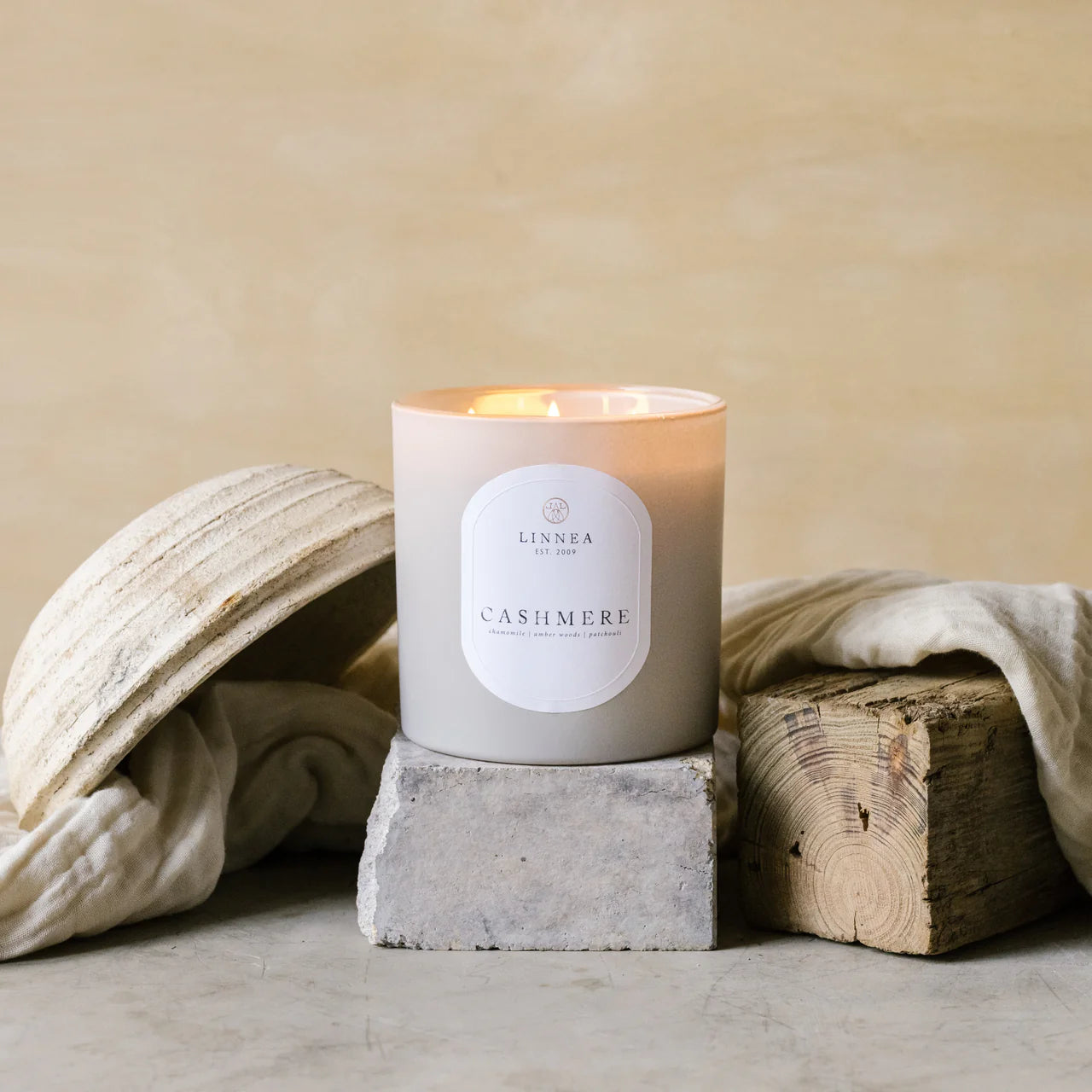 Cashmere Grande 3 Wick Candle