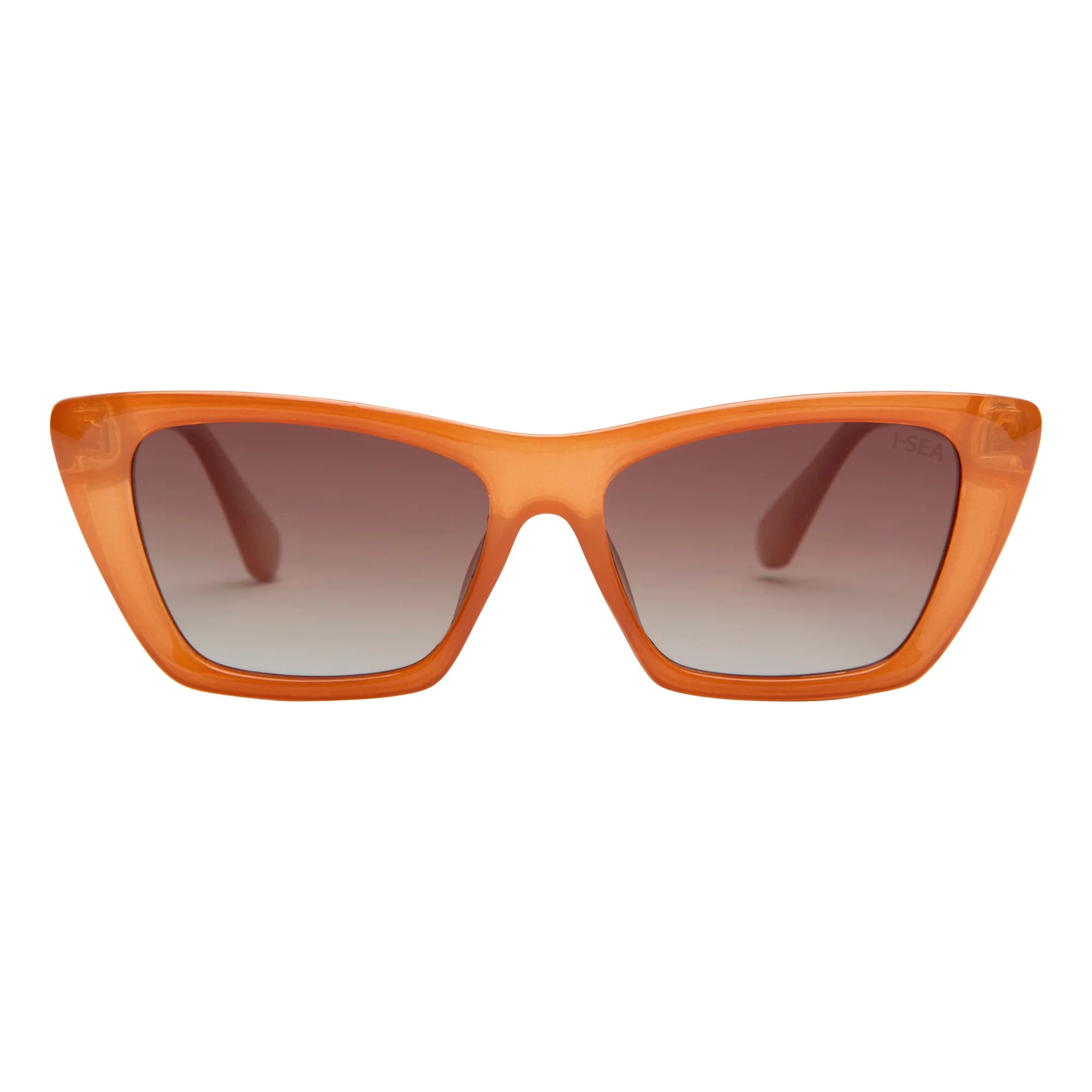Cate Apricot/Brown Sunglasses