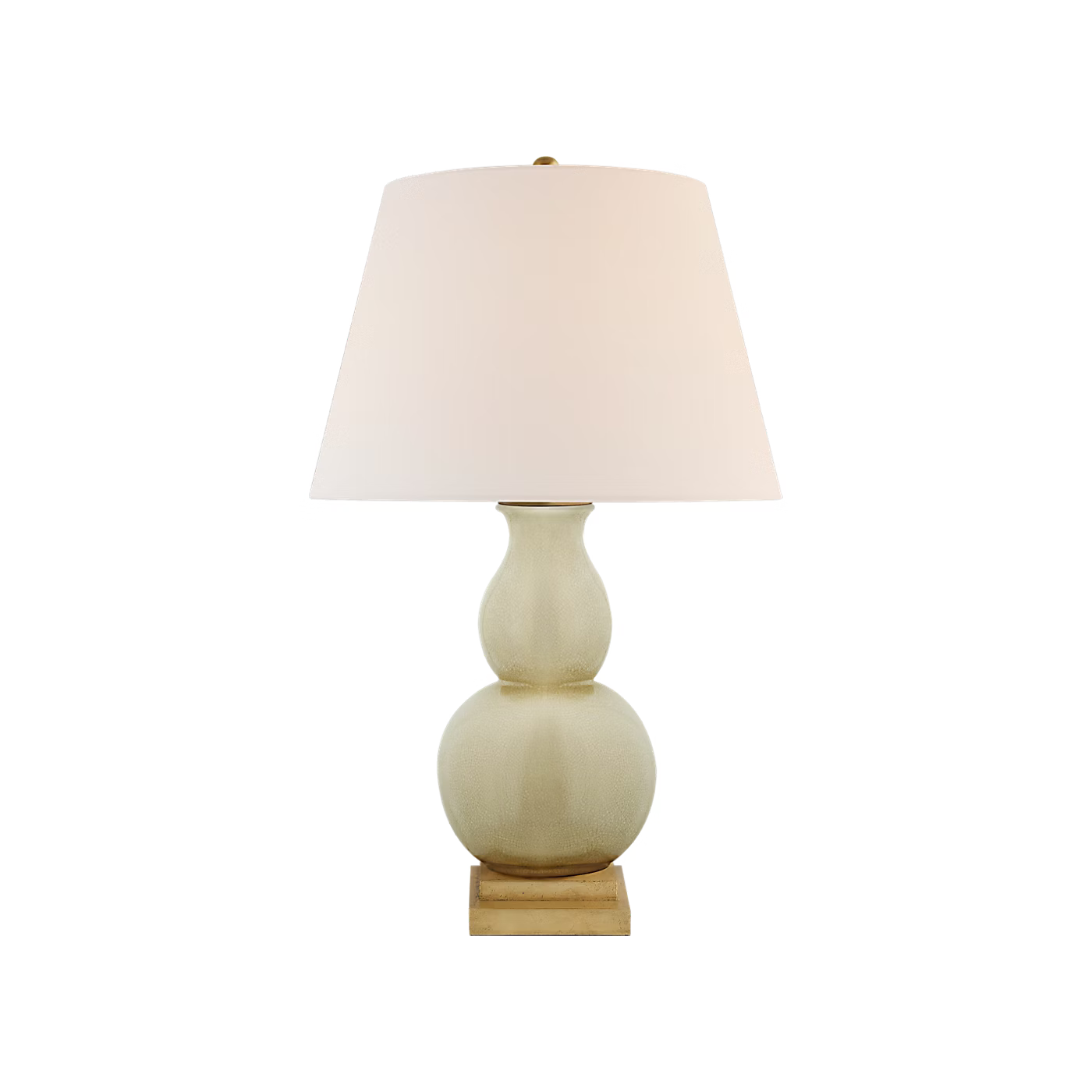 Gourd Form Small Table Lamp